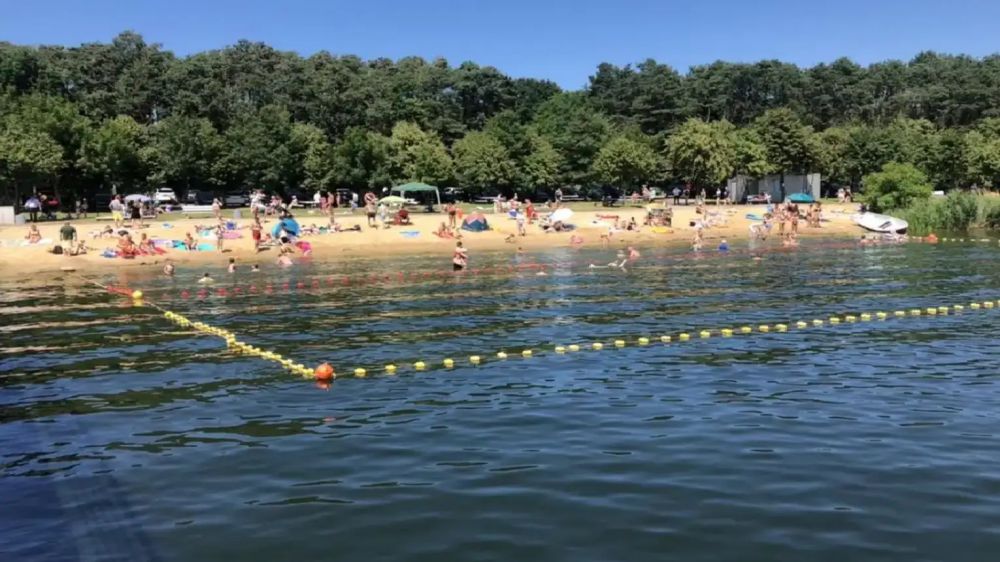 Zalew Nowomiejski nad Soną, plaża i relaks cd., wycieczka rowerowa